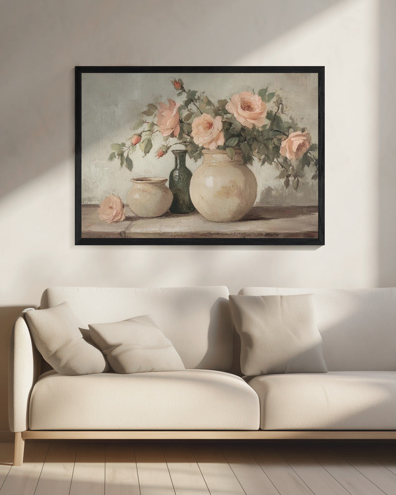 Schilderij Bloem in Vaas | Canvas
