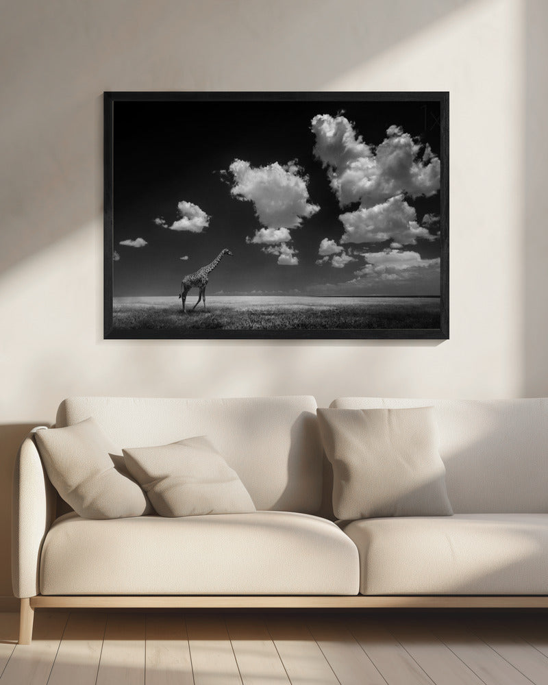 Weg met de wolken | Canvas
