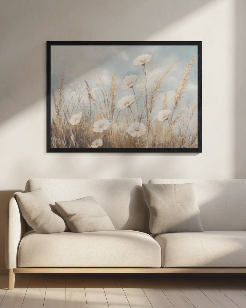 Serene weidebloesems | Canvas