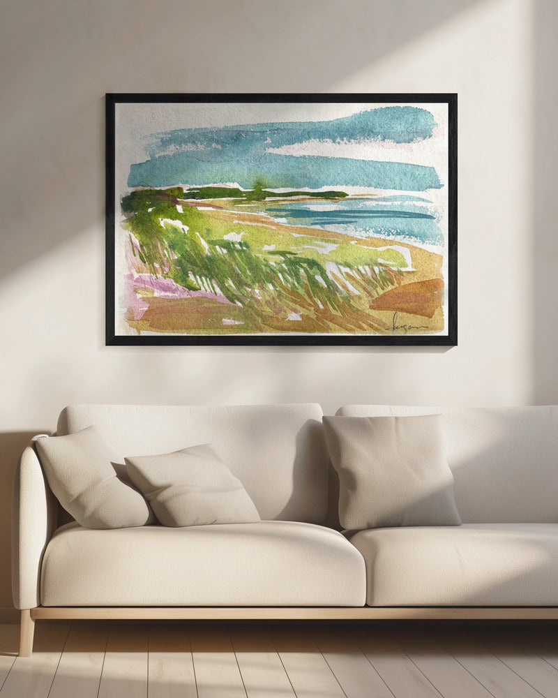 Blauwe luchten kleurrijk | Canvas