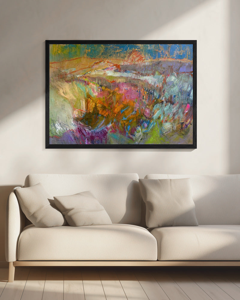 Levendig berglandschap | Canvas