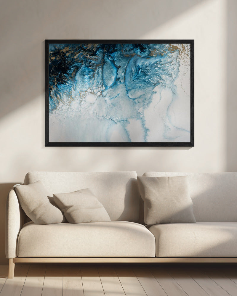 Kustkunst - Kustblauw | Canvas