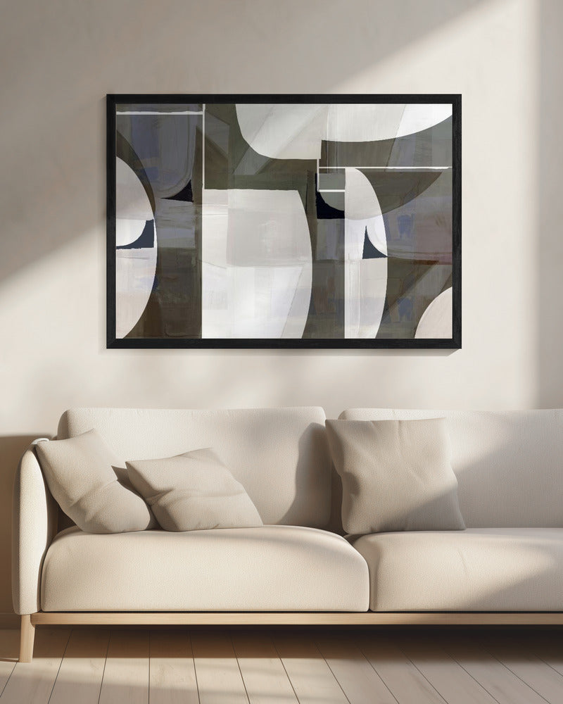 Architectonische abstractie | Canvas