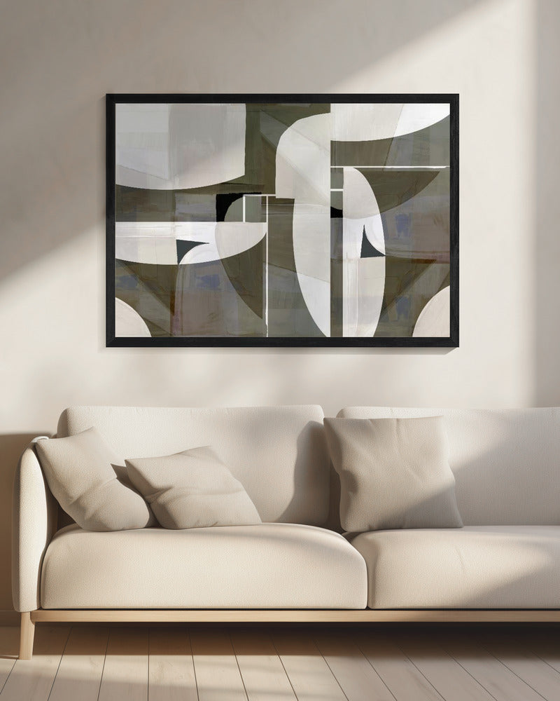 Architectonische abstractie | Canvas