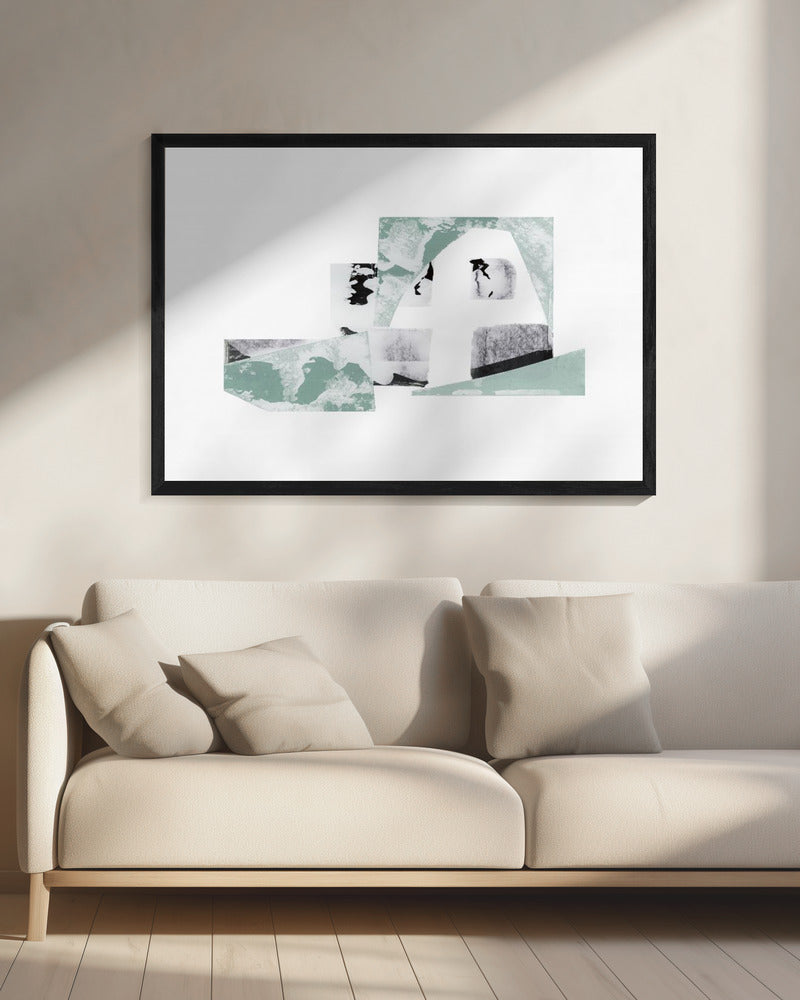Geometrische vormen en aardse tinten | Canvas