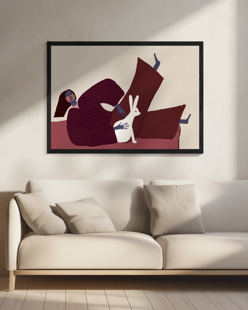 Konijnenliefhebber | Canvas