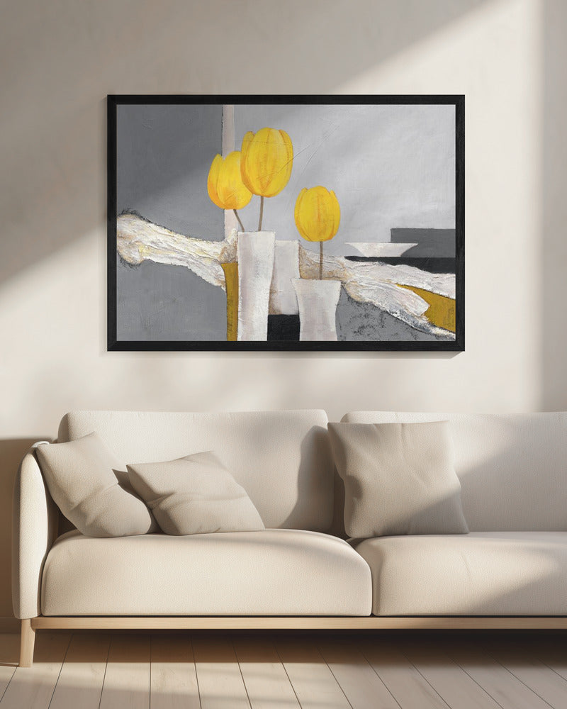 Gouden Tulp Trio | Canvas