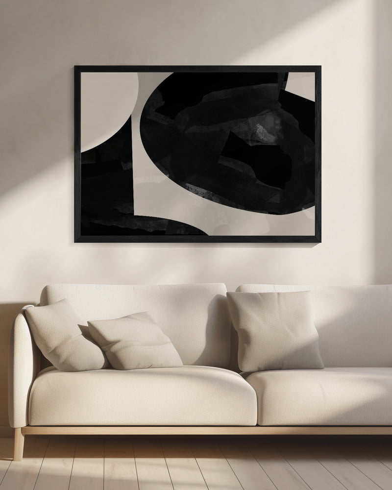 Geometrische vormen en neutrale tinten | Canvas