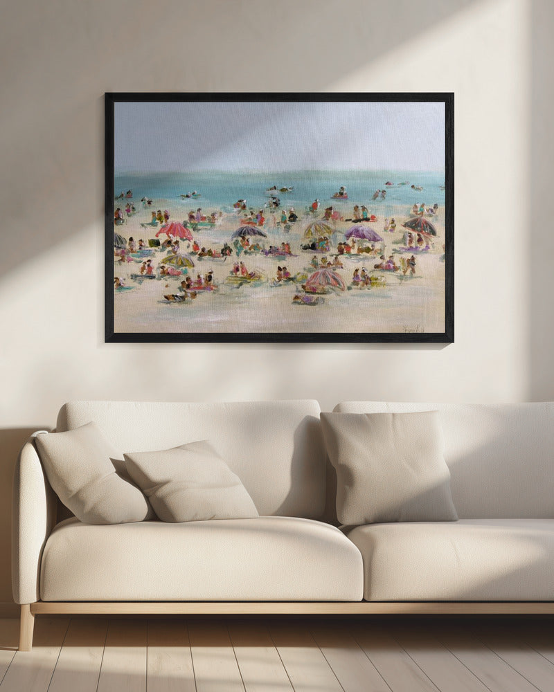 Impressionistisch strandgezicht | Canvas