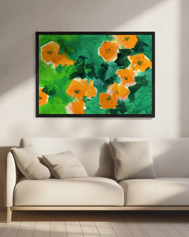 Gouden Bloesem Uitbarsting | Canvas