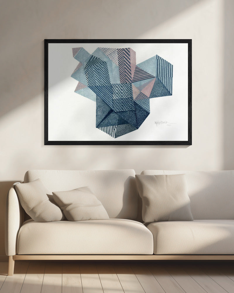 Veelhoekige vorm II. | Canvas