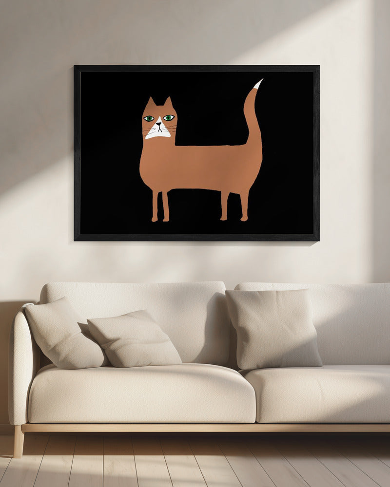 Kat gember oranje | Canvas