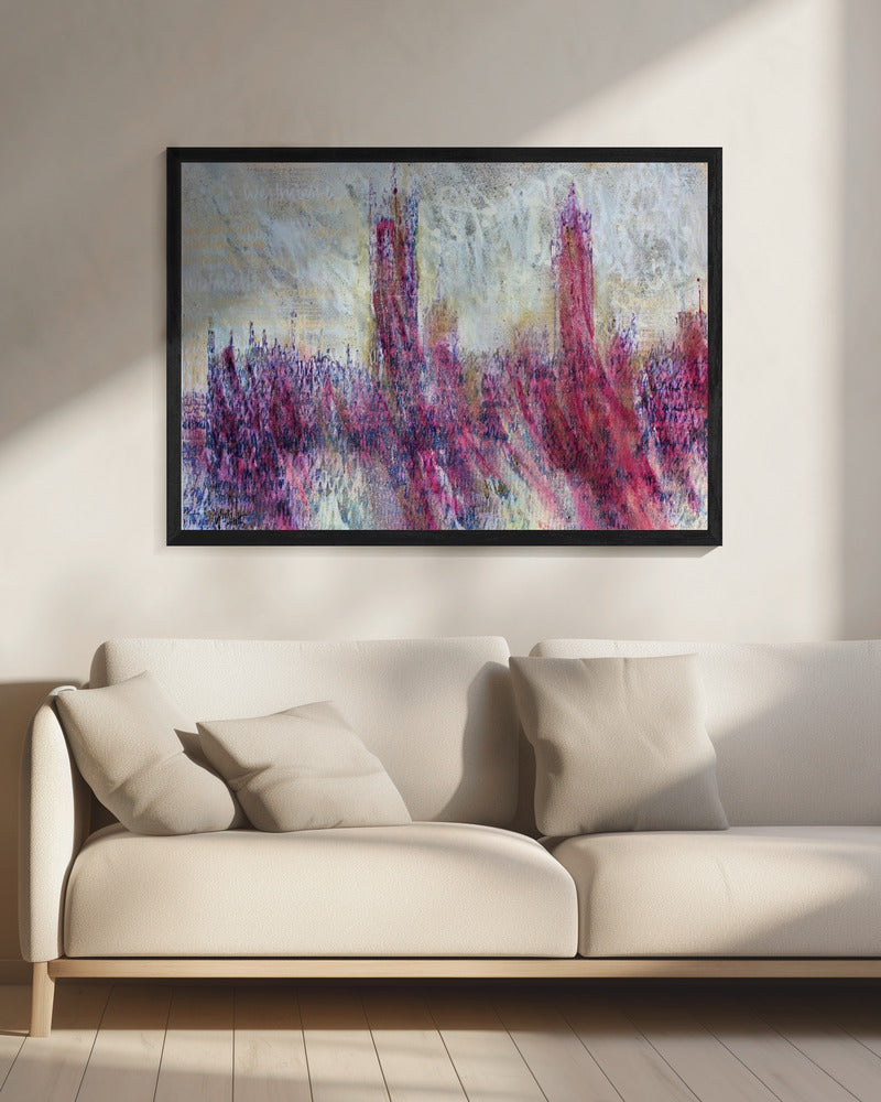 Levendig stadsgezicht | Canvas