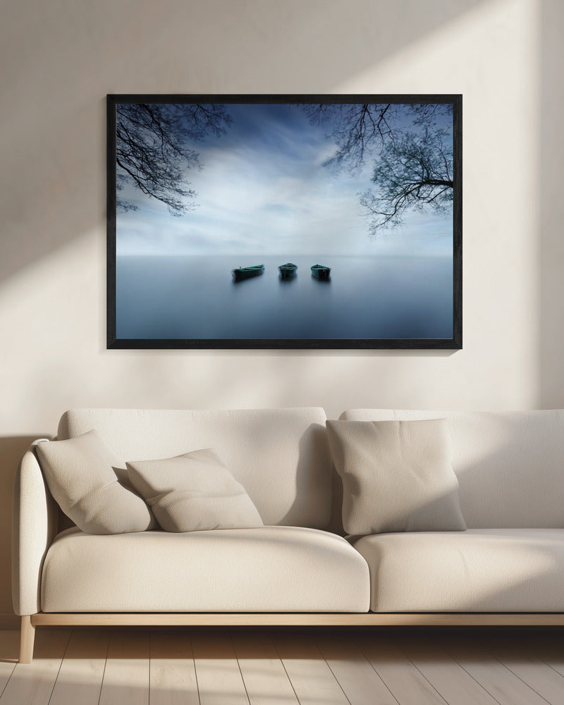 Tijd is een golf | Canvas