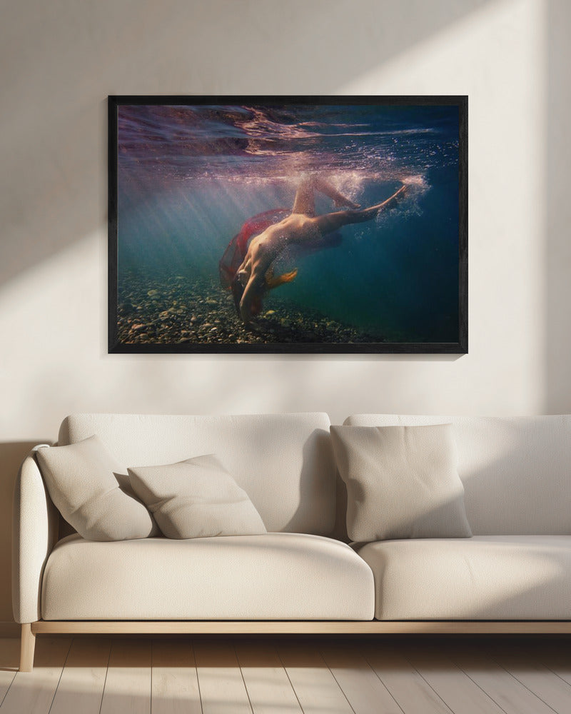 Duiken in balken | Canvas