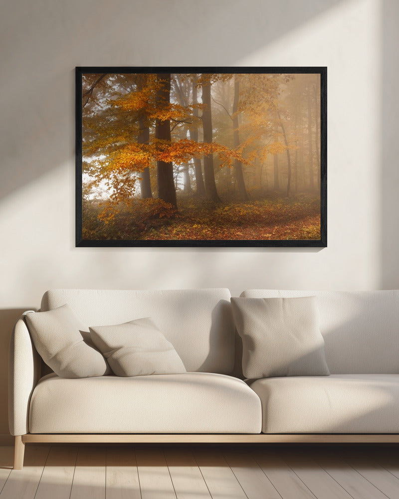 Rand van het bos | Canvas