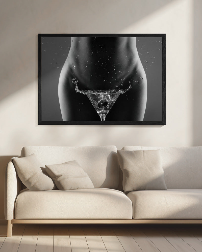 Hier is uw drankje, meneer... | Canvas