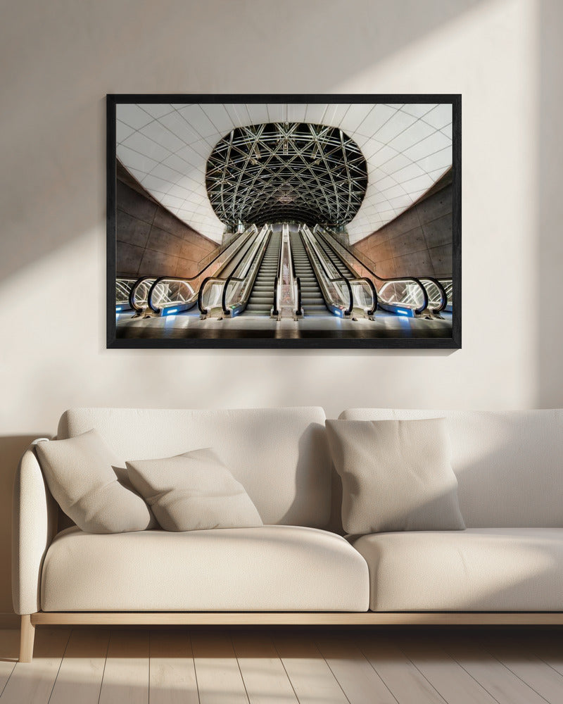 Onder het betonnen oppervlak | Canvas