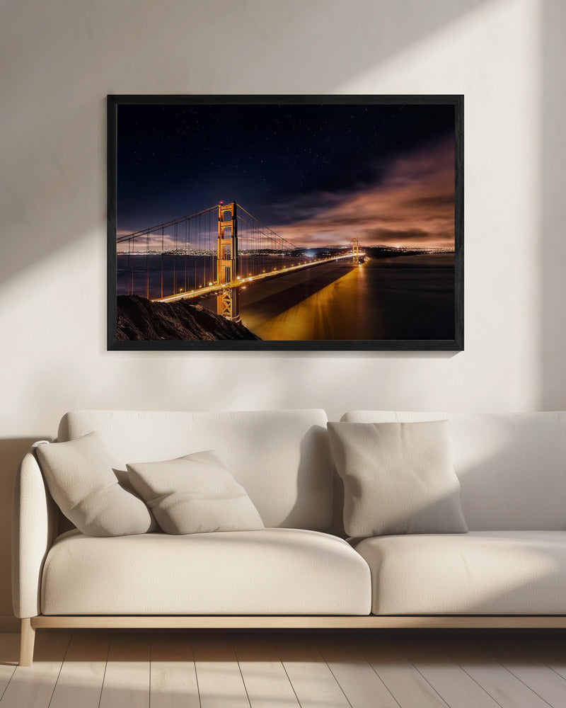 Golden Gate naar Stars | Canvas