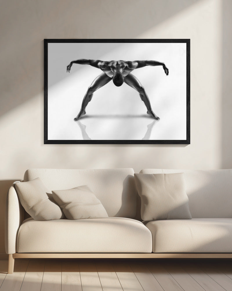 Metallic Naakt 3 | Canvas