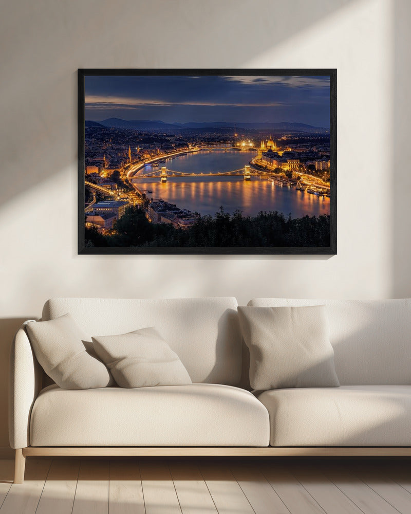 Panorama van Boedapest | Canvas