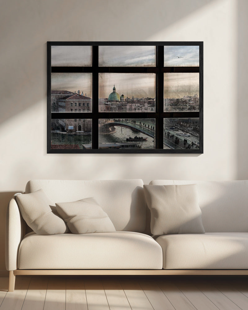Venetië Raam | Canvas
