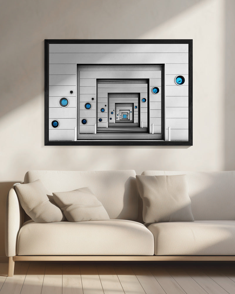 blauw verlangen | Canvas