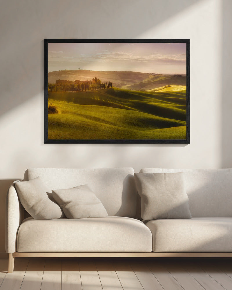 Golven van licht | Canvas