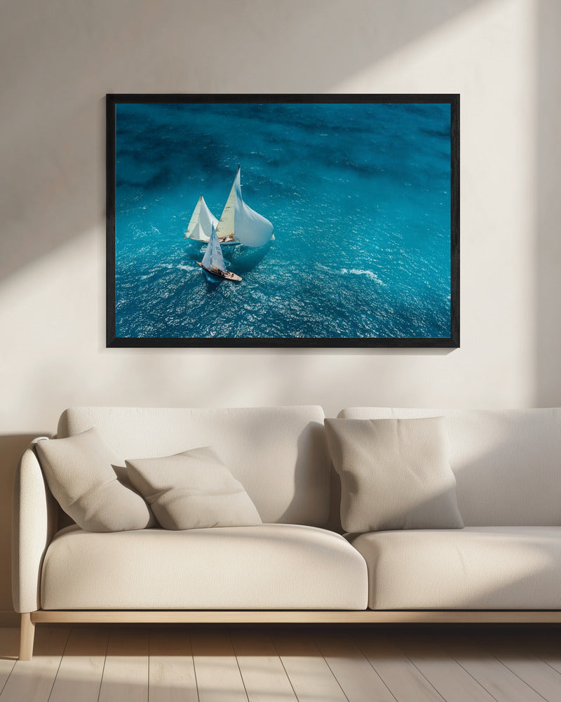 Blauwe ruit | Canvas