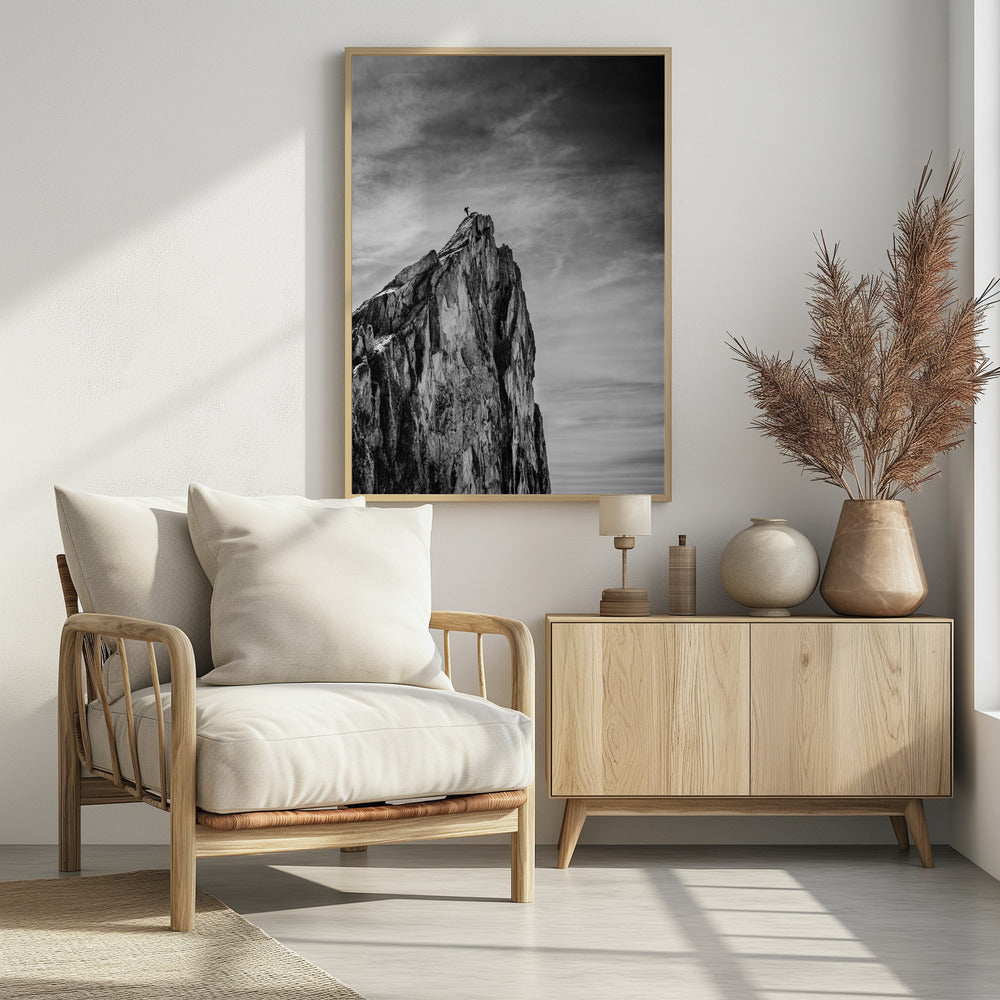Balanceren tussen aarde en hemel | Poster
