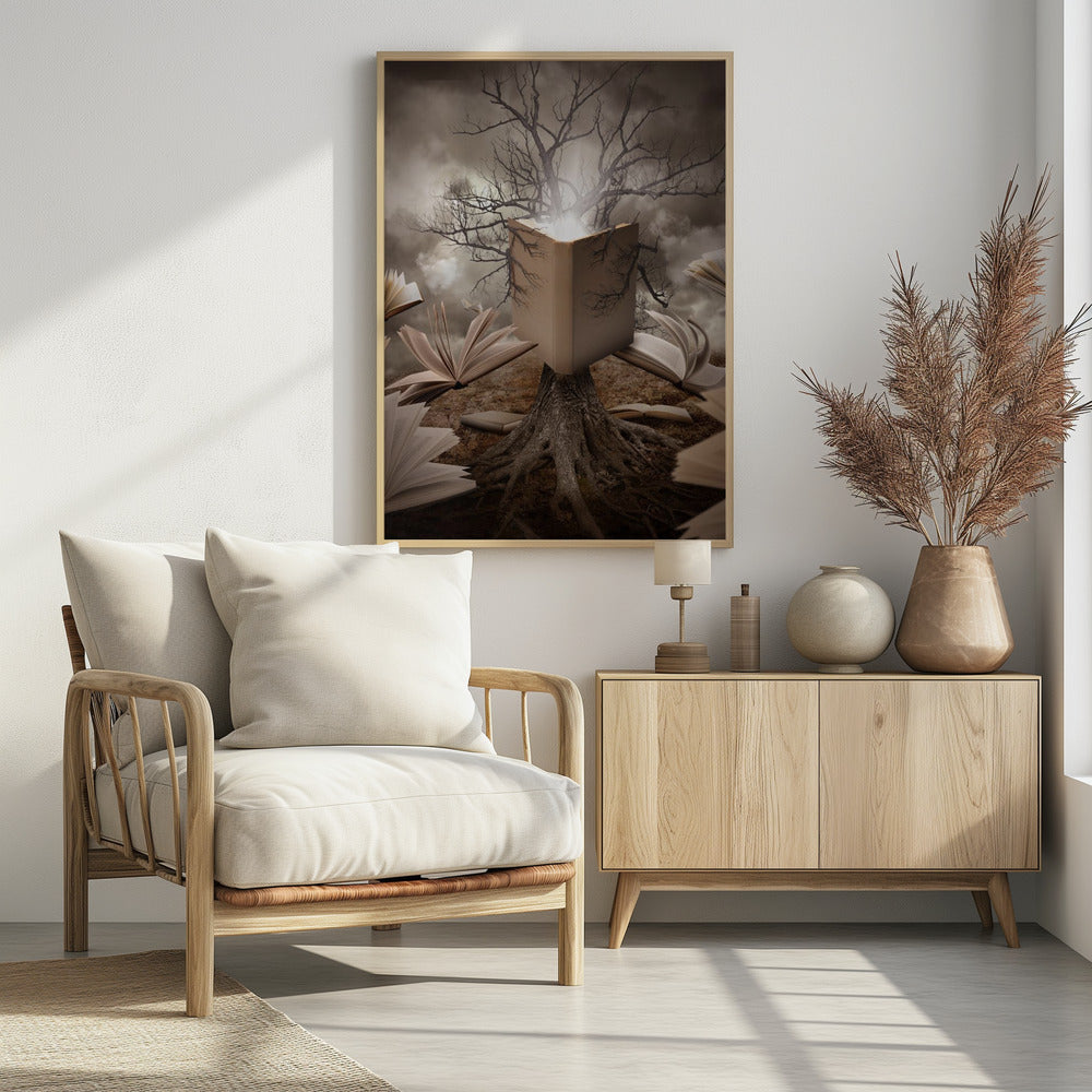 Old Tree Reading Story Book | Poster