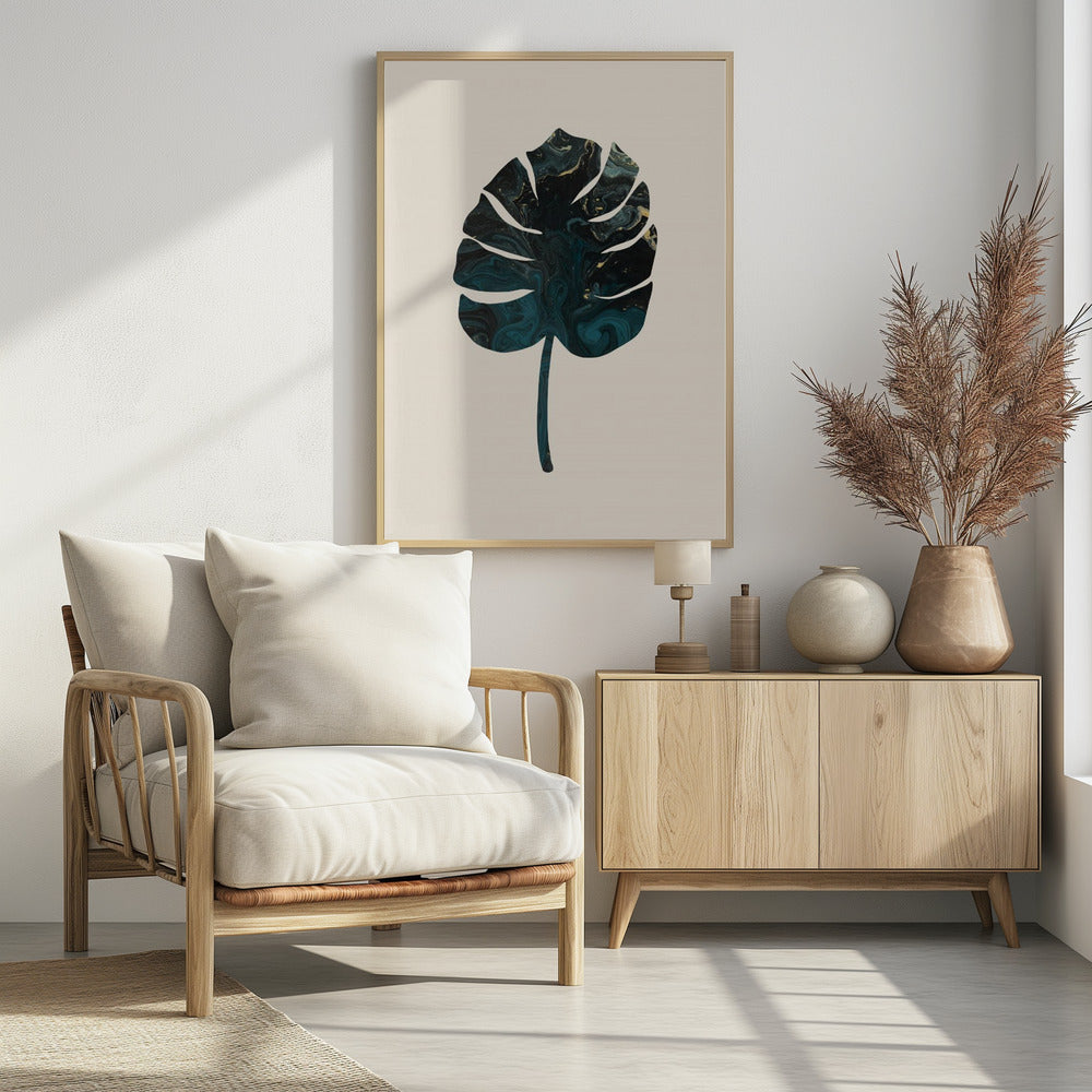 Monstera Marmergroen | Poster