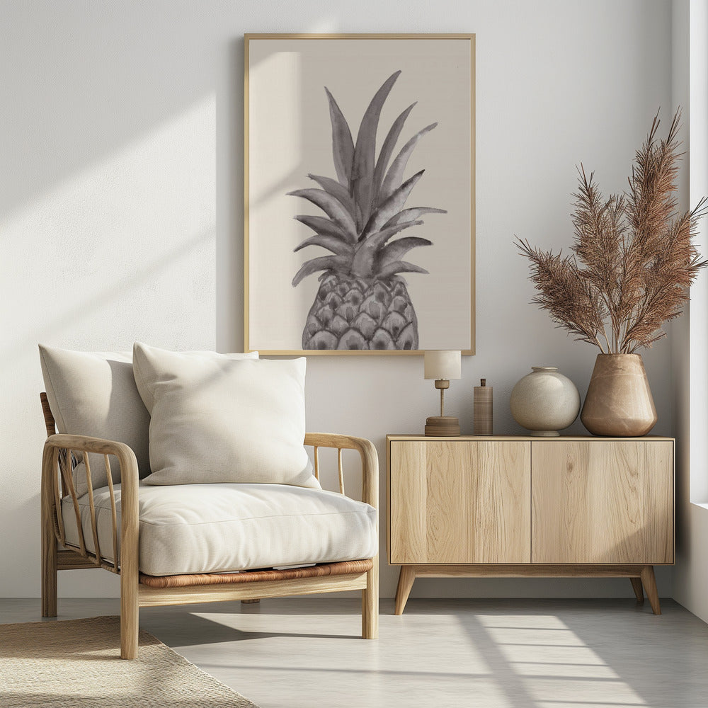 Inkt Ananas | Poster