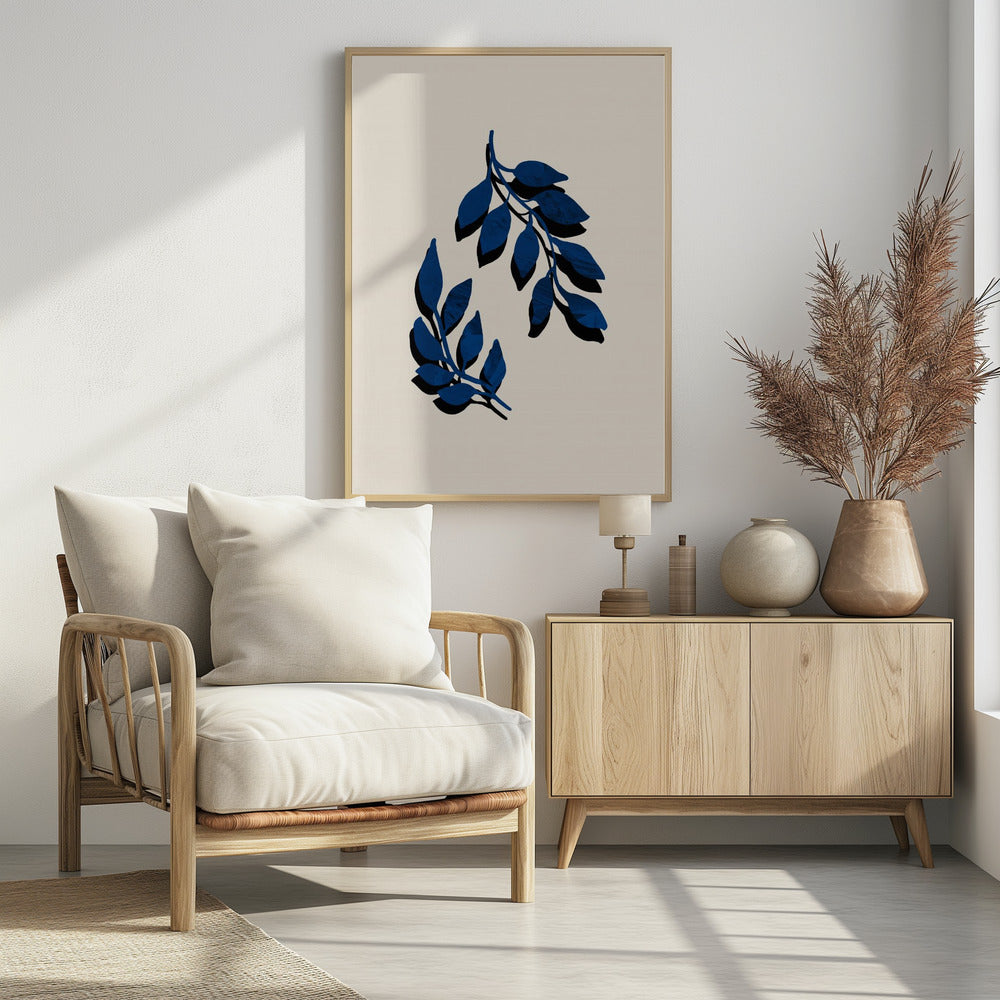 Blauwe Takjespenseel | Poster
