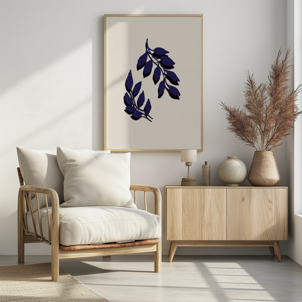Blauwe Twijgen | Poster