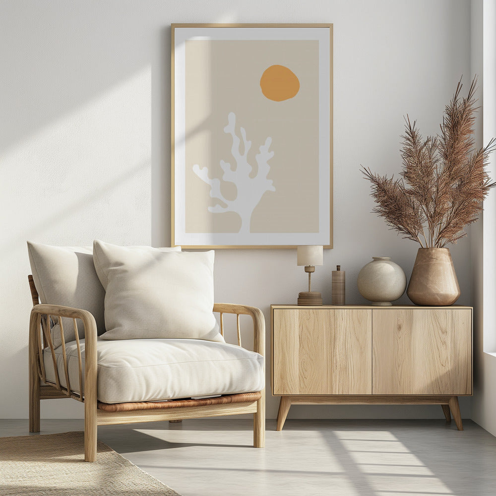 Zeewier in de zon | Poster