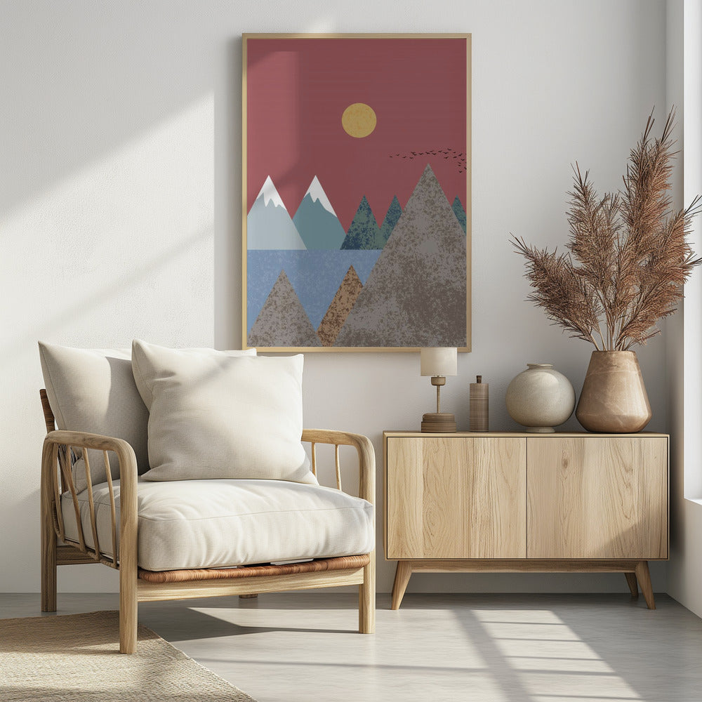 Berglandschap | Poster