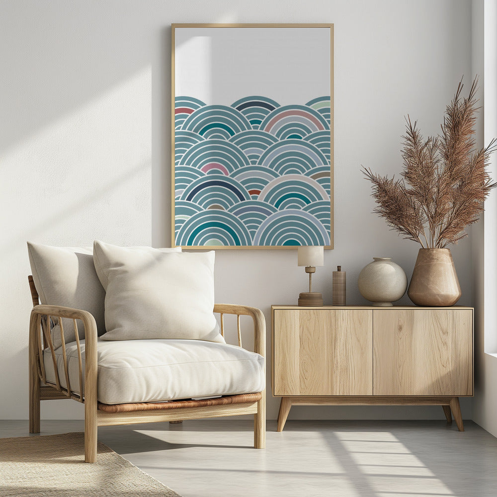 Zee van regenbogen | Poster