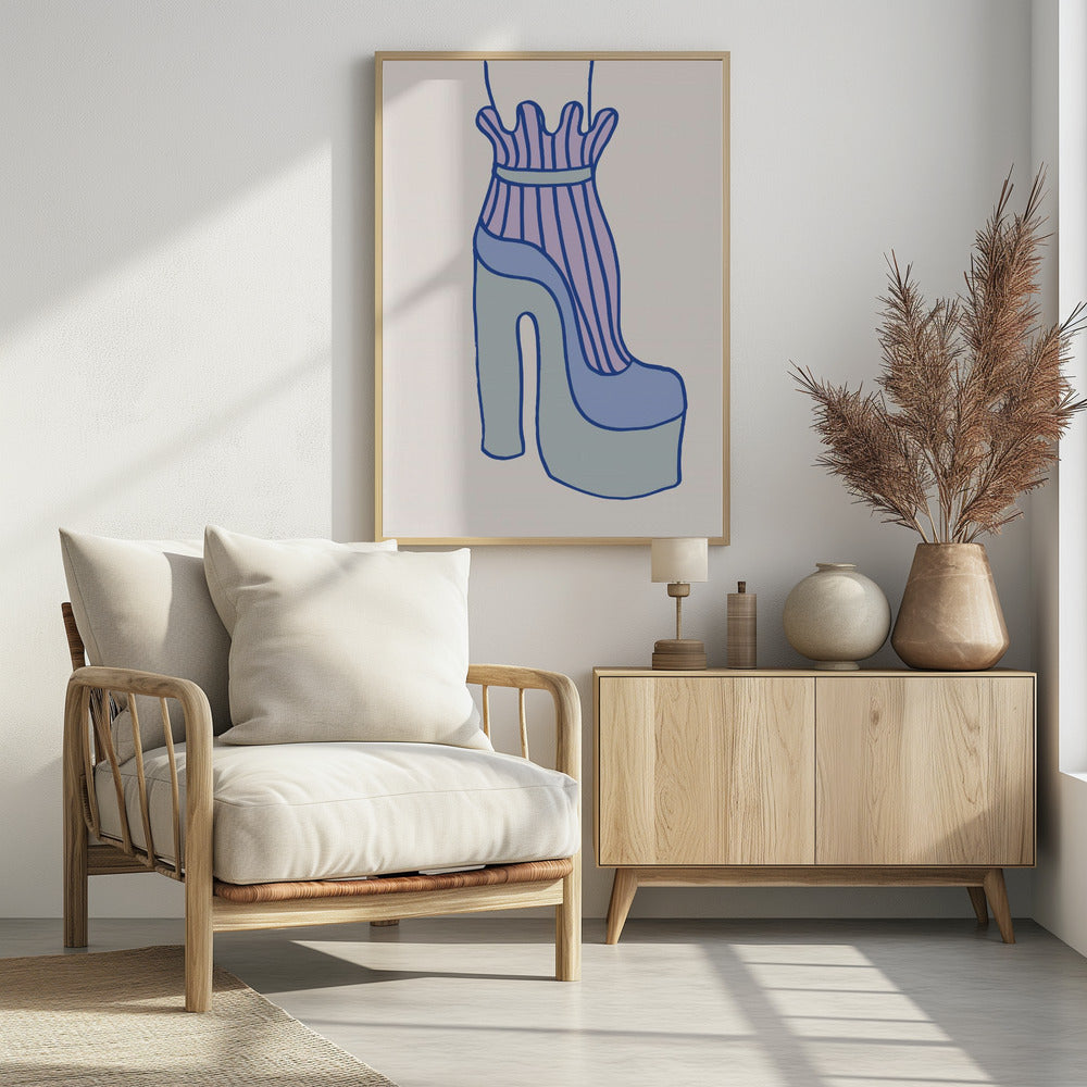 Blauwe Hak | Poster