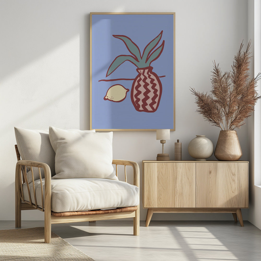 Blauwe Citroen | Poster