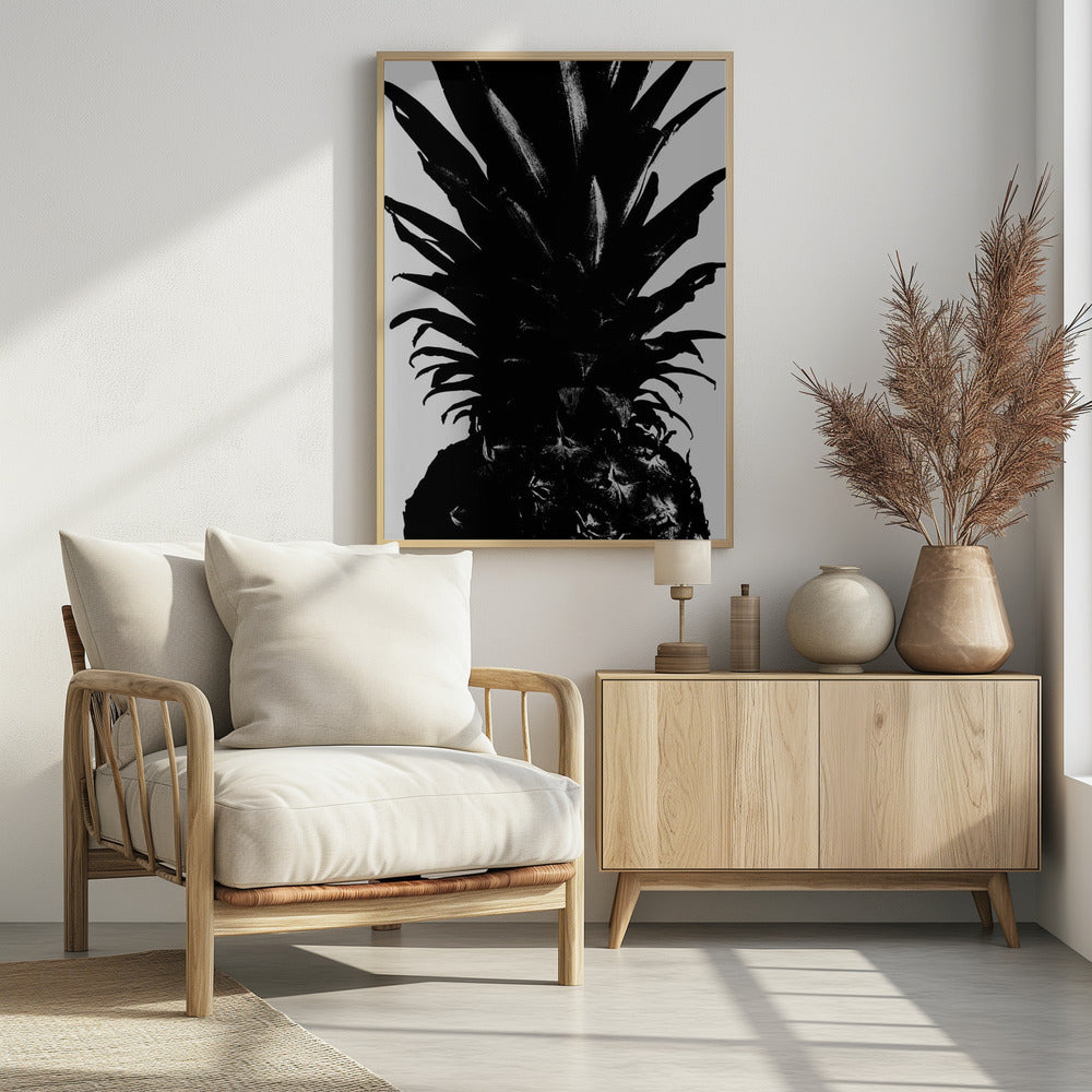 Ananas bw | Poster