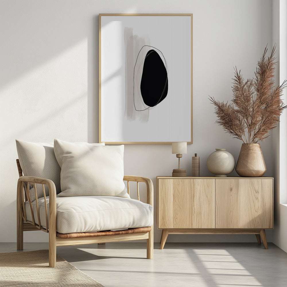 Monochrome stilte | Poster