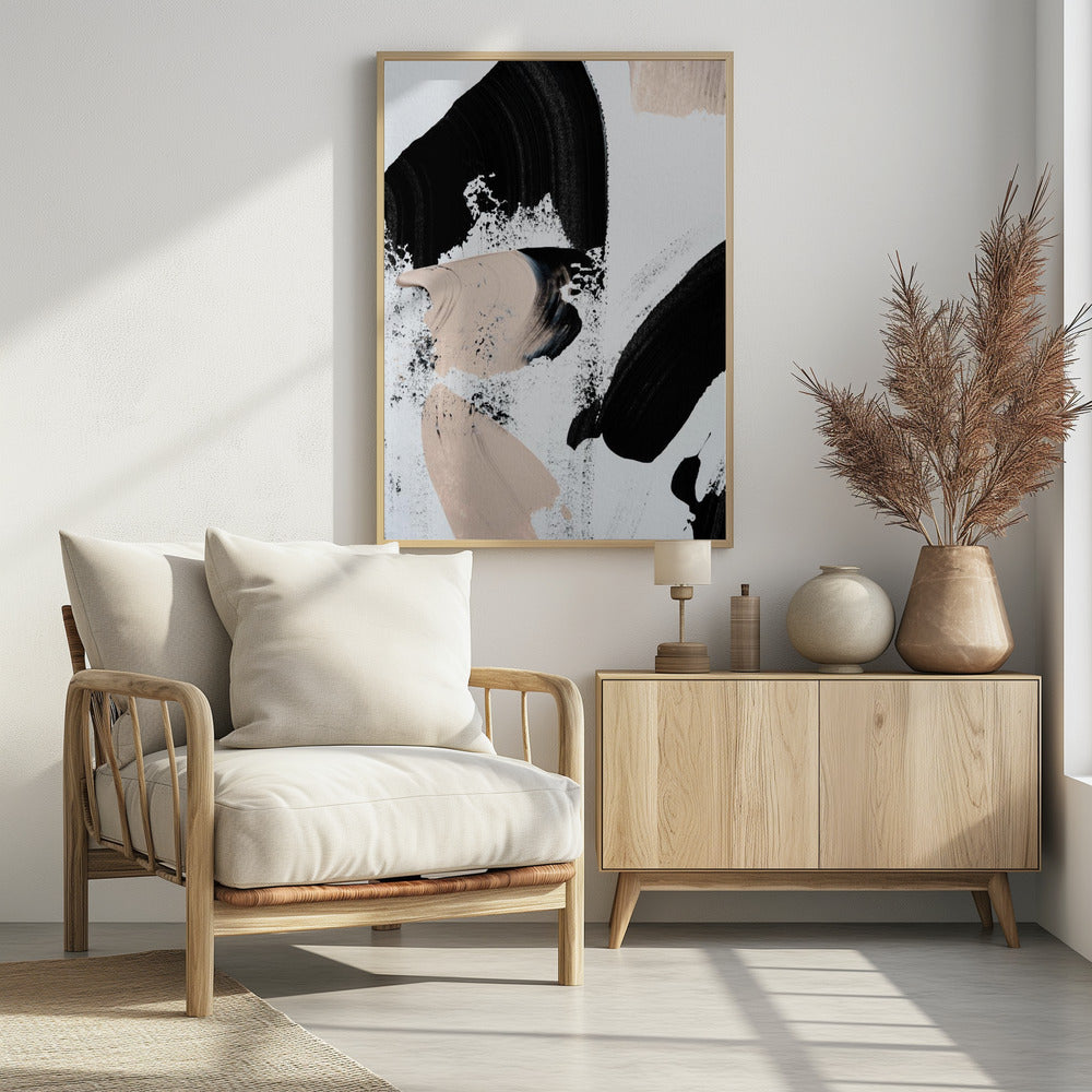 Zwart en Naakt | Poster