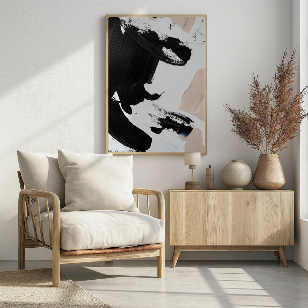 Zwart en Naakt | Poster