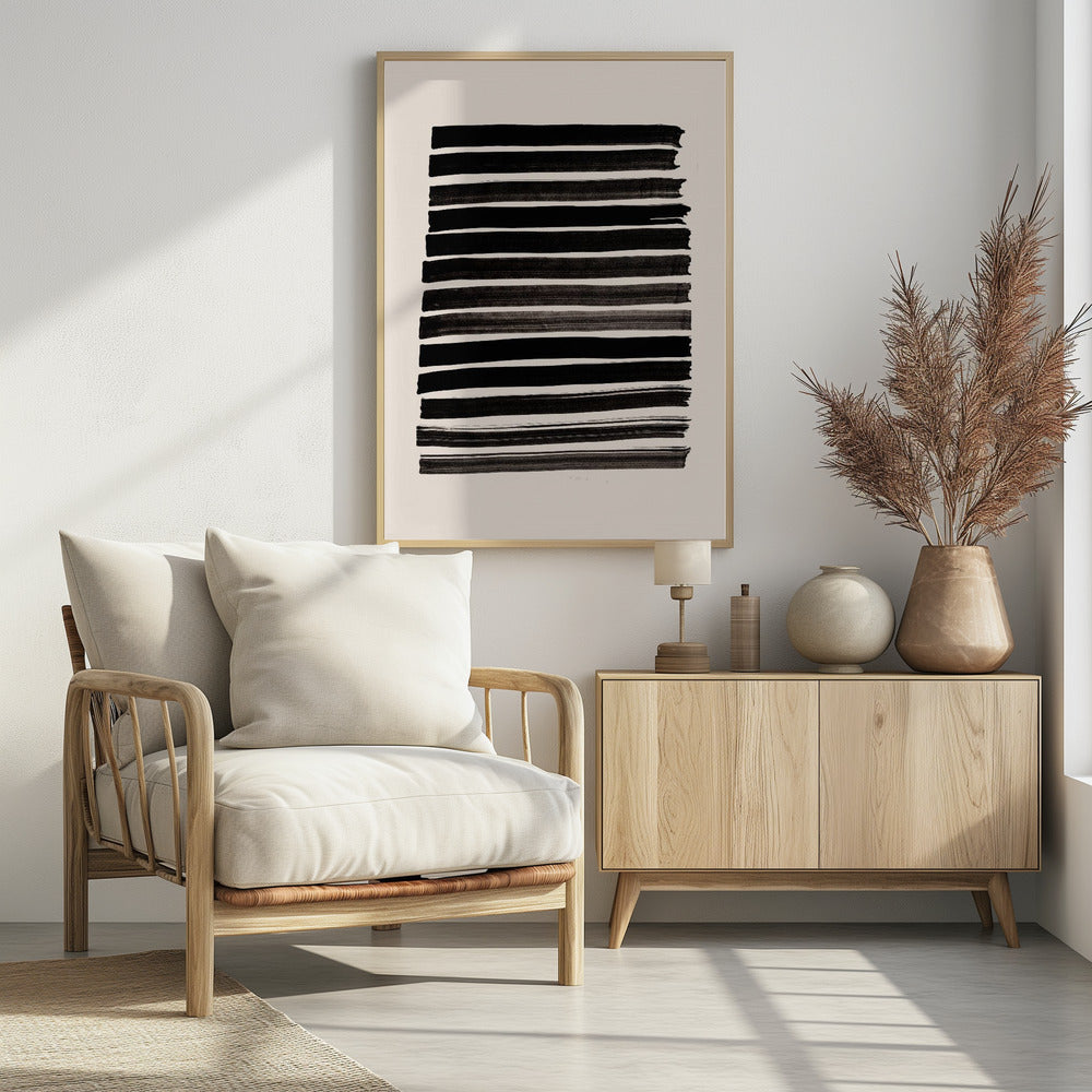 Strepen_Beige | Poster