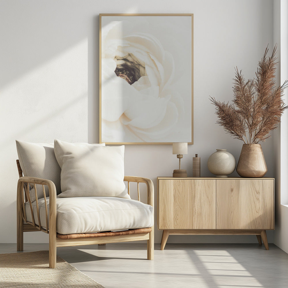 Witte Bloem 01 | Poster
