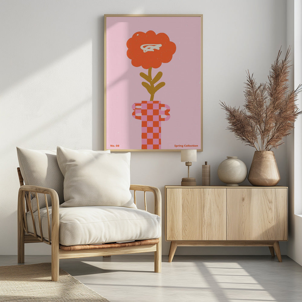 Lentebloem #08 | Poster