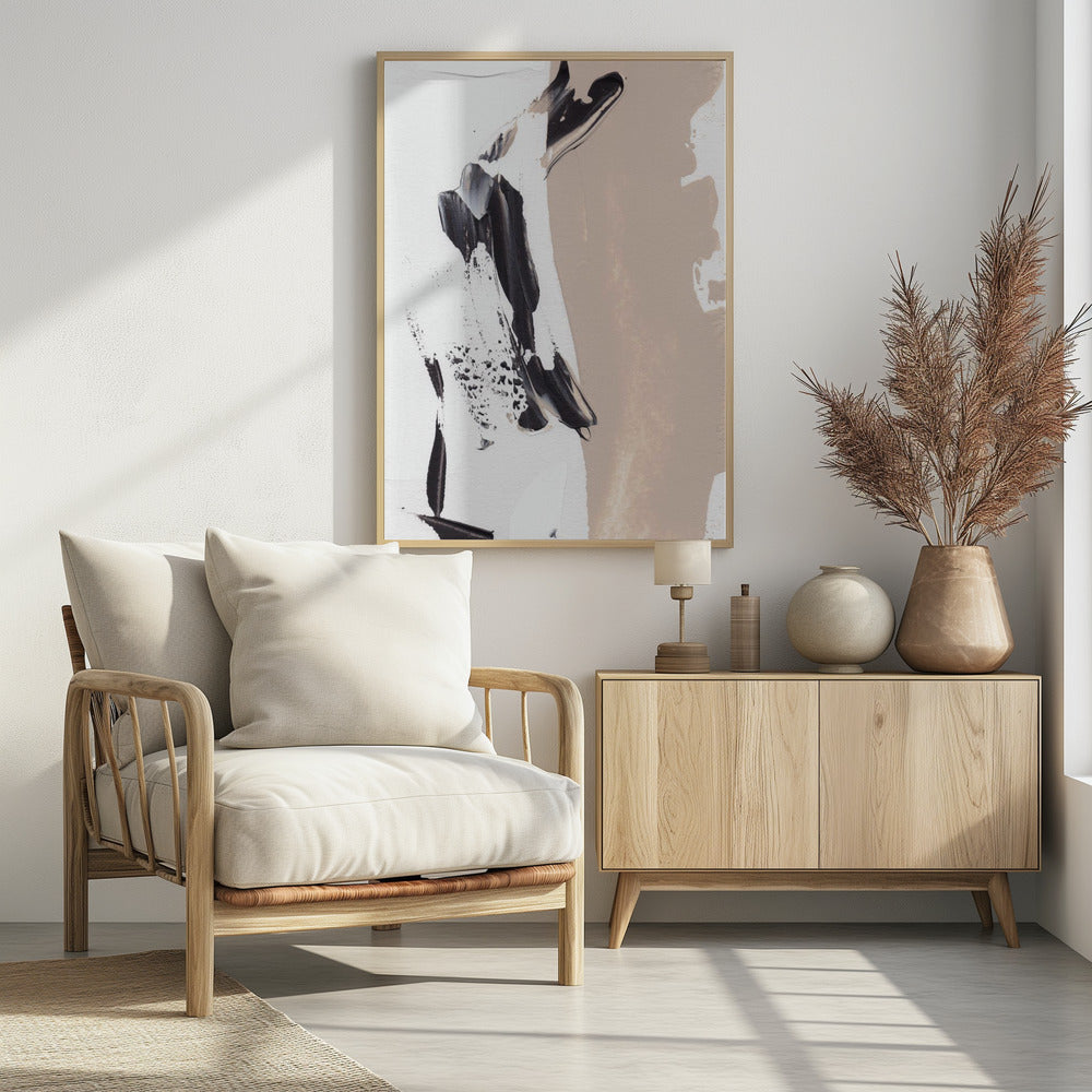 Monochrome elegantie | Poster