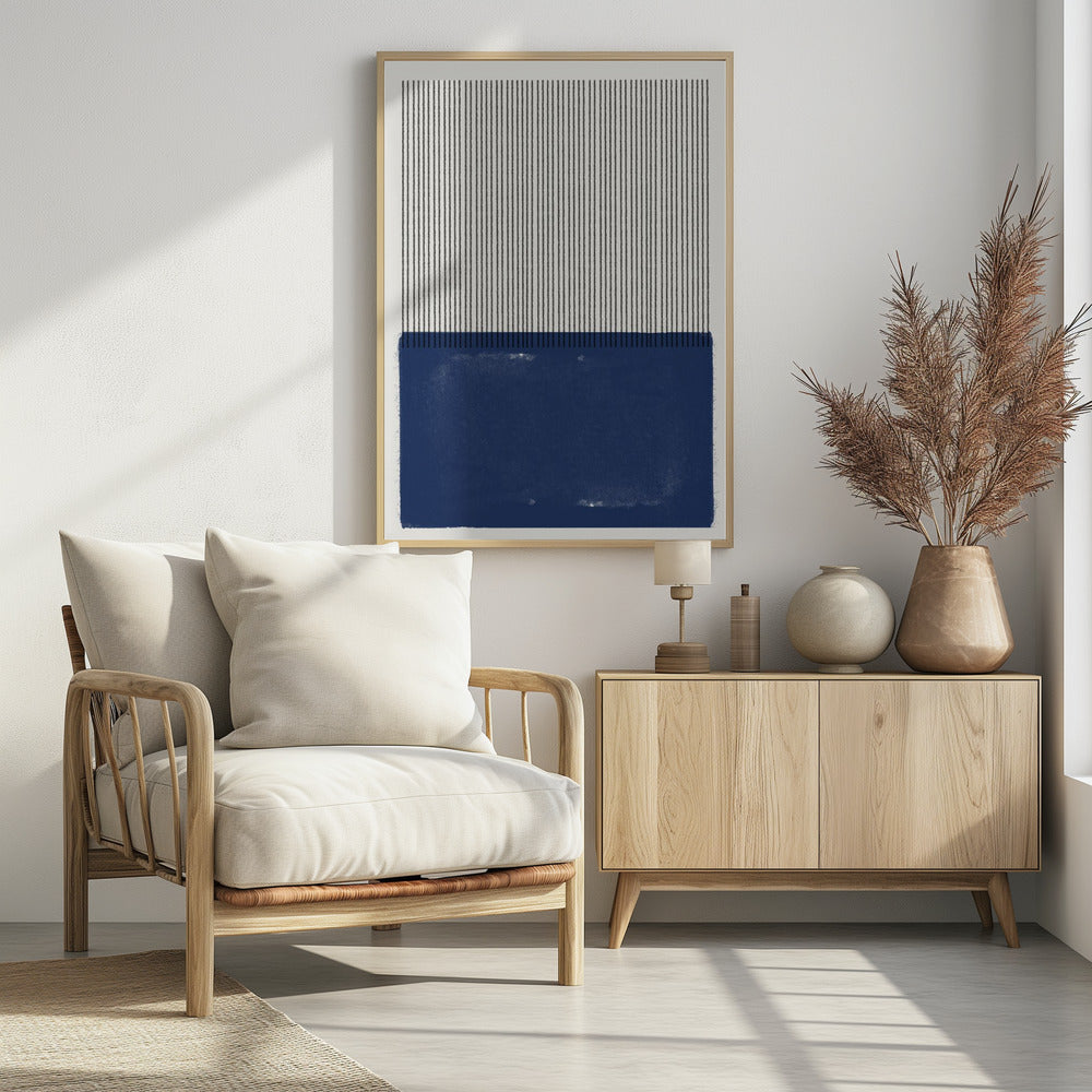 Blauwe Lijn Harmonie | Poster