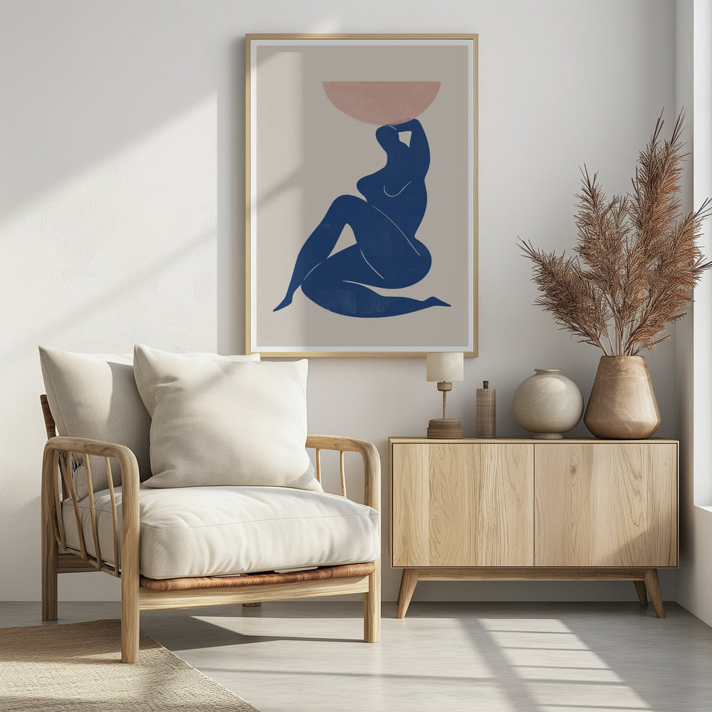 Harmonie in Blauw | Poster